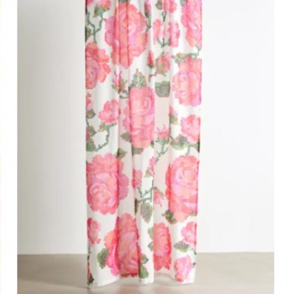 Window Panel Curtain Roses New With Tag - Picture 4 of 9